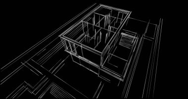 soyut mimari duvar kağıdı, dijital arkaplan