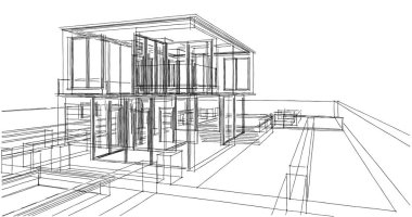 soyut mimari duvar kağıdı, dijital arkaplan