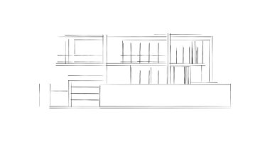 soyut mimari duvar kağıdı, dijital arkaplan