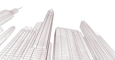 soyut mimari duvar kağıdı, dijital arkaplan