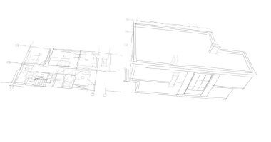 çizgili mimari duvar kağıdı, dijital arkaplan
