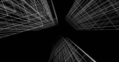 soyut mimari duvar kağıdı, dijital arkaplan