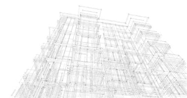 soyut mimari duvar kağıdı, dijital arkaplan