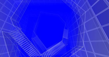 soyut mimari duvar kağıdı, dijital arkaplan