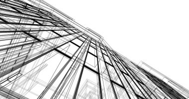 soyut mimari duvar kağıdı, dijital arkaplan