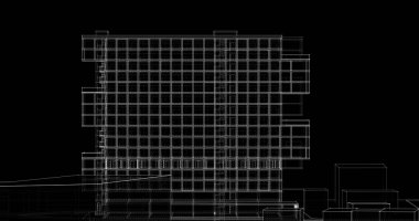 soyut mimari duvar kağıdı, dijital arkaplan
