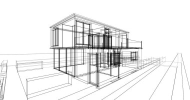 soyut mimari duvar kağıdı, dijital arkaplan