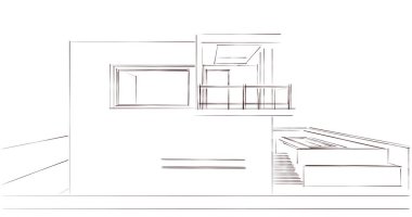 soyut mimari duvar kağıdı, dijital arkaplan