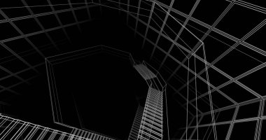 soyut mimari duvar kağıdı, dijital arkaplan