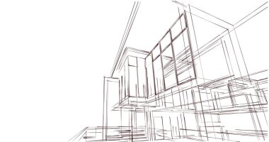 soyut mimari duvar kağıdı, dijital arkaplan