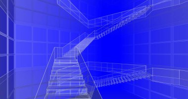 soyut mimari duvar kağıdı, dijital arkaplan