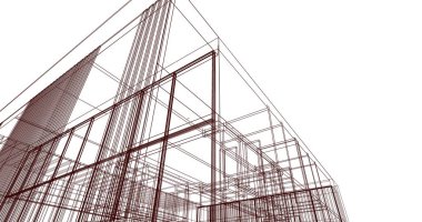 çizgili mimari duvar kağıdı, dijital arkaplan