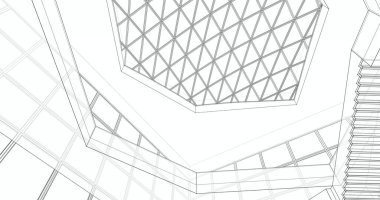 soyut mimari duvar kağıdı, dijital arkaplan