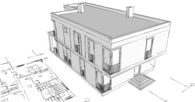 çizgili mimari duvar kağıdı, dijital arkaplan