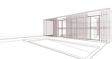 çizgili mimari duvar kağıdı, dijital arkaplan