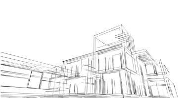 soyut mimari duvar kağıdı, dijital arkaplan