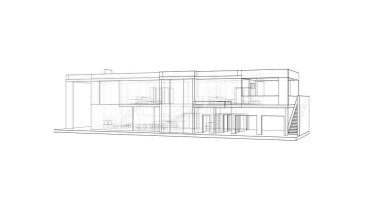 çizgili mimari duvar kağıdı, dijital arkaplan