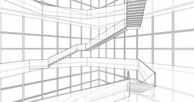 soyut mimari duvar kağıdı, dijital arkaplan