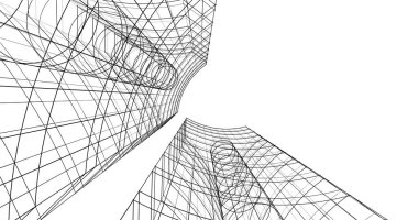 soyut mimari duvar kağıdı, dijital arkaplan