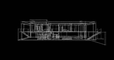 çizgili mimari duvar kağıdı, dijital arkaplan
