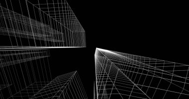 soyut mimari duvar kağıdı, dijital arkaplan