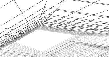 soyut mimari duvar kağıdı, dijital arkaplan