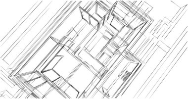 soyut mimari duvar kağıdı, dijital arkaplan