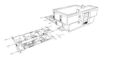 çizgili mimari duvar kağıdı, dijital arkaplan