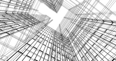 soyut mimari duvar kağıdı, dijital arkaplan