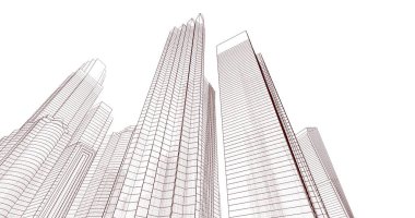 soyut mimari duvar kağıdı, dijital arkaplan