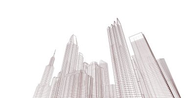 soyut mimari duvar kağıdı, dijital arkaplan