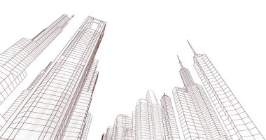 soyut mimari duvar kağıdı, dijital arkaplan