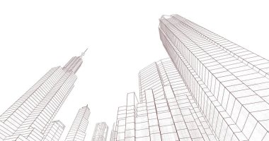 soyut mimari duvar kağıdı, dijital arkaplan