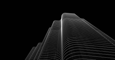 soyut mimari duvar kağıdı, dijital arkaplan