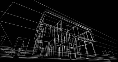 soyut mimari duvar kağıdı, dijital arkaplan