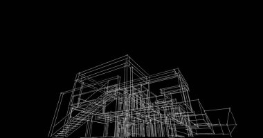 çizgili mimari duvar kağıdı, dijital arkaplan