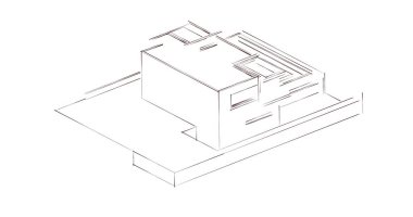 soyut mimari duvar kağıdı, dijital arkaplan