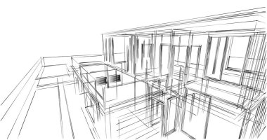 soyut mimari duvar kağıdı, dijital arkaplan