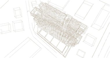 soyut mimari duvar kağıdı, dijital arkaplan