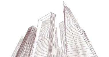 soyut mimari duvar kağıdı, dijital arkaplan