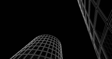 soyut mimari duvar kağıdı, dijital arkaplan