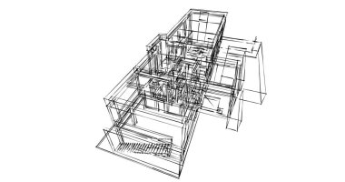 çizgili mimari duvar kağıdı, dijital arkaplan