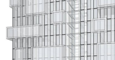 soyut mimari duvar kağıdı, dijital arkaplan