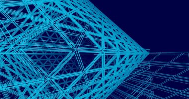 soyut mimari duvar kağıdı, dijital arkaplan