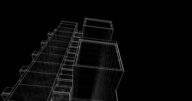 soyut mimari duvar kağıdı, dijital arkaplan