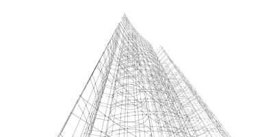 soyut mimari duvar kağıdı, dijital arkaplan