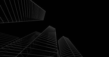 soyut mimari duvar kağıdı, dijital arkaplan