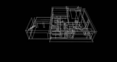 çizgili mimari duvar kağıdı, dijital arkaplan
