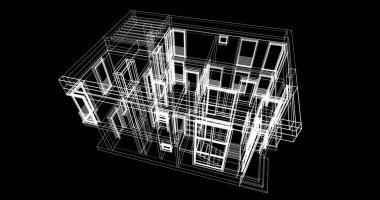 çizgili mimari duvar kağıdı, dijital arkaplan