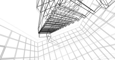 soyut mimari duvar kağıdı, dijital arkaplan